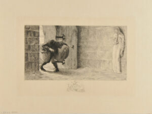 The Hunchback Bringing Supplies to Esmeralda