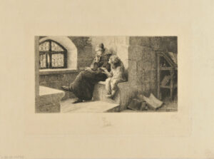 The Priest Teaching the Hunchback