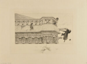 The Priest Hanging from a Gargoyle