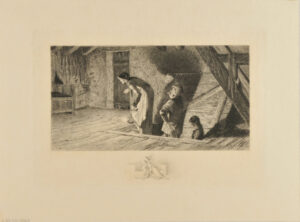 The Old Woman Letting the Room to the Student