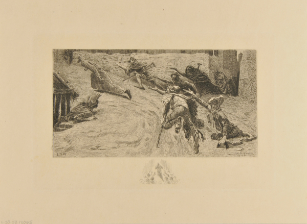 The Beggars Pursuing the Student