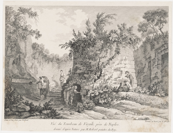 VUE DU TOMBLEAU DE VIRGILE, PRÈS DE NAPLES