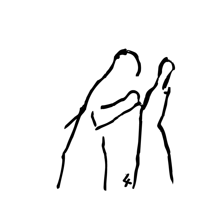 Station 4: Jesus Meets His Holy Mother Visual Description