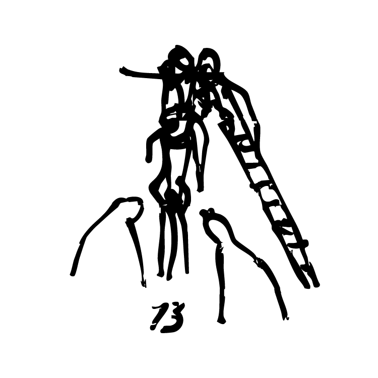 Station 13: Jesus Is Taken Down from the Cross and Given Back to His Mother Visual Descripiton