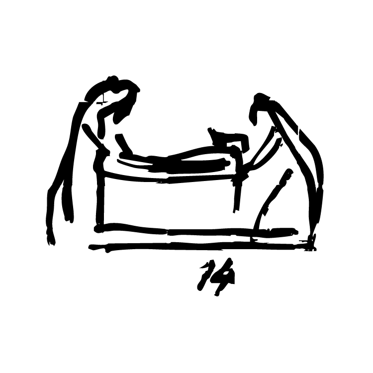 Station 14: Jesus is Laid in the Tomb Visual Description