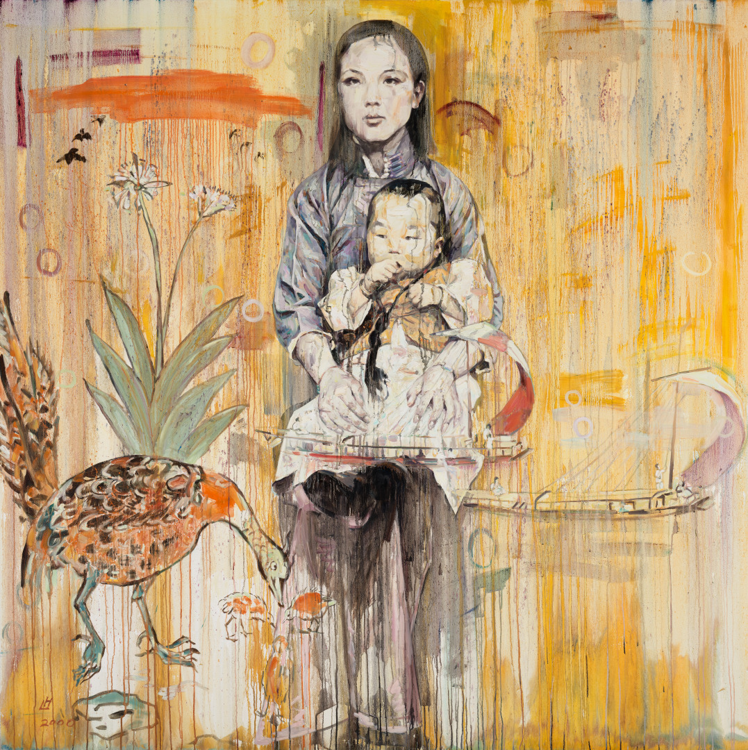 MOTHER AND CHILD BY GRAND CANAL