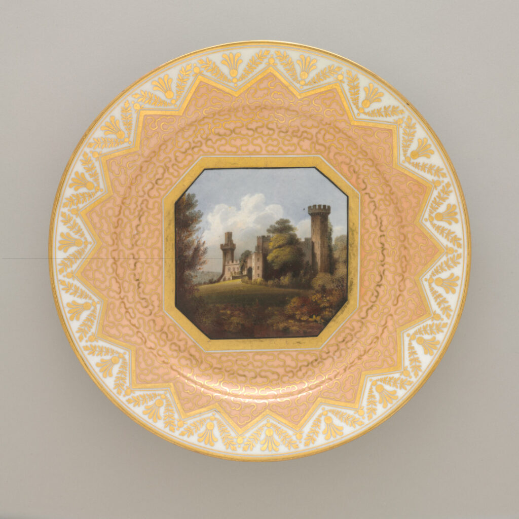 Plate: Warwick Castle