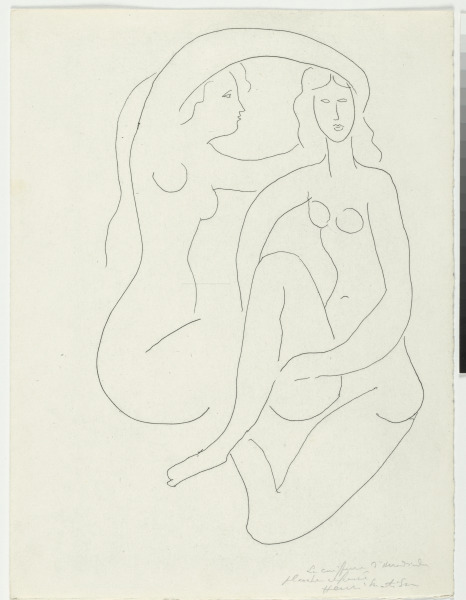 STUDY FOR "ARRANGING THE HAIR OF HERODIAS" (REFUSED ETCHING)