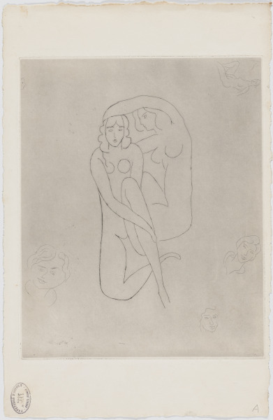 ARRANGING THE HAIR OF HÉRODIADE (REFUSED ETCHING, CANCELLED)