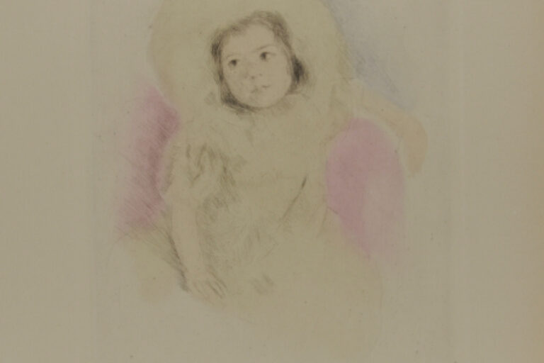 MARGOT WEARING A BONNET NO. 1