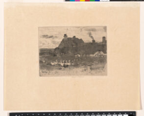 Thatched Cottages (Small Plate)
