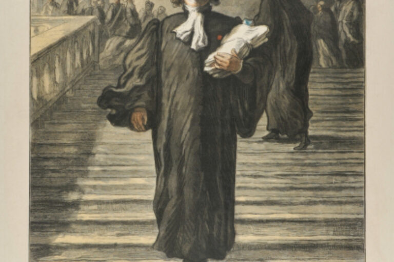 THE GRAND STAIRWAY OF THE PALAIS DE JUSTICE