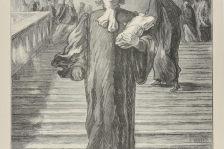 THE GRAND STAIRWAY OF THE PALAIS DE JUSTICE