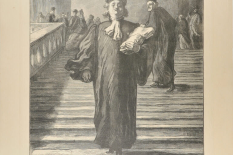 THE GRAND STAIRWAY OF THE PALAIS DE JUSTICE
