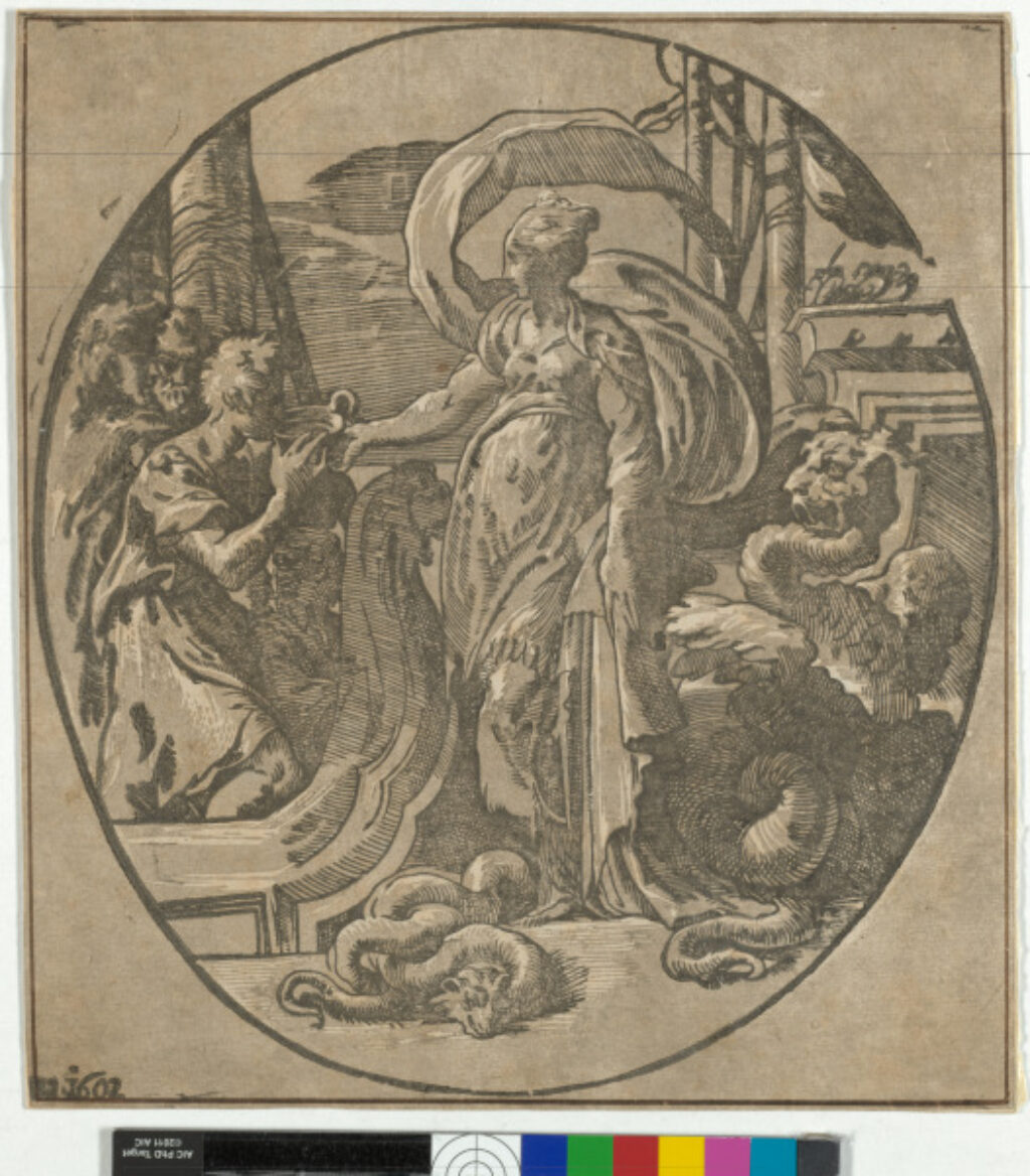 Circe offering drink to the companions of Ulysses - Image 1