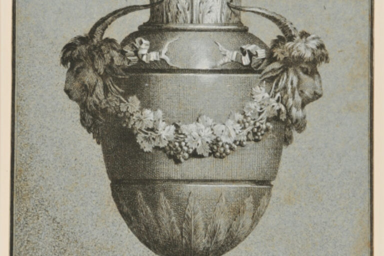 VASE WITH RAMS' HEADS