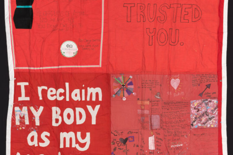 SELECTION FROM THE MONUMENT QUILT (BLOCK 46)