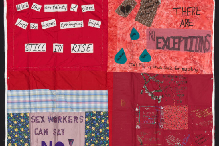 SELECTION FROM THE MONUMENT QUILT (BLOCK 598)