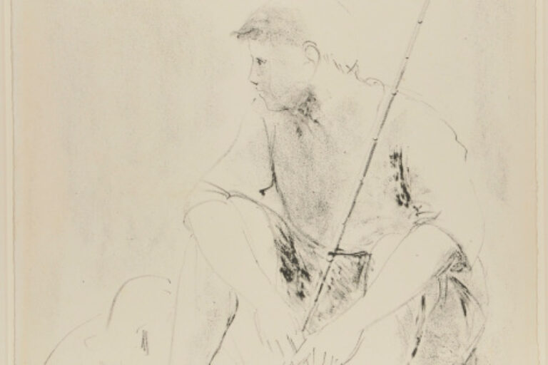 Boy with Fishing Pole