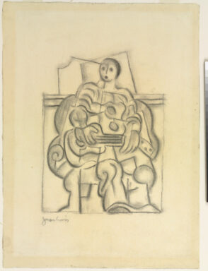 Pierrot with Guitar