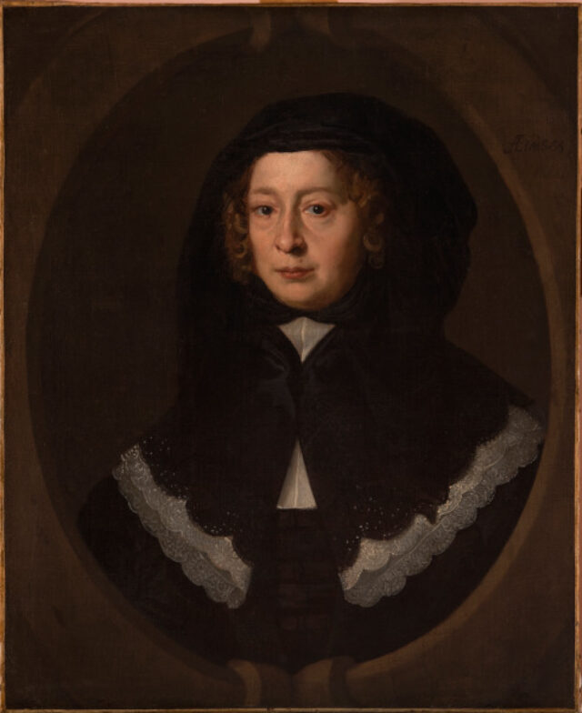 Portrait of a Woman with a Black Hood