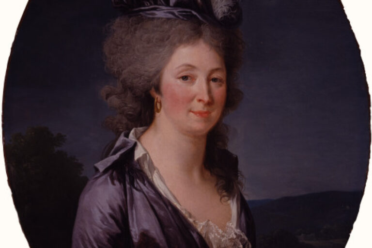 PORTRAIT OF A WOMAN (PRESUMED PORTRAIT OF THE MARQUISE DE LAFAYETTE)