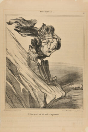 S’étant placé sur une pente dangereuse.