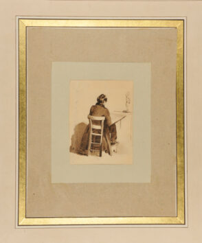 Artist Drawing from a Model