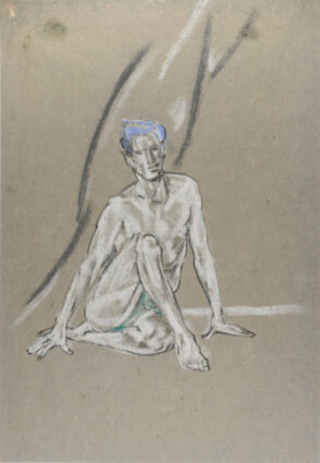 Seated Male Figure
