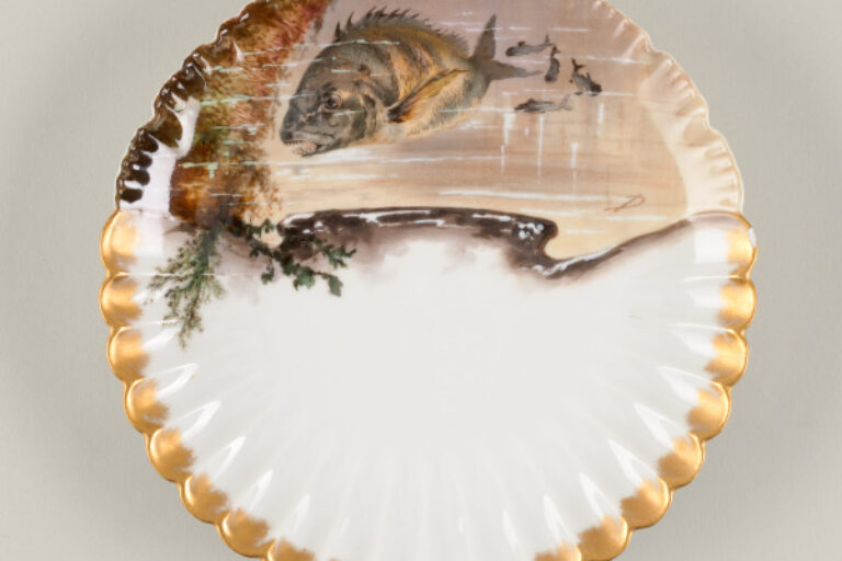 "SHEEP'S HEAD" FISH PLATE