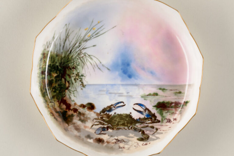 "THE BLUE CRAB" SOUP PLATE