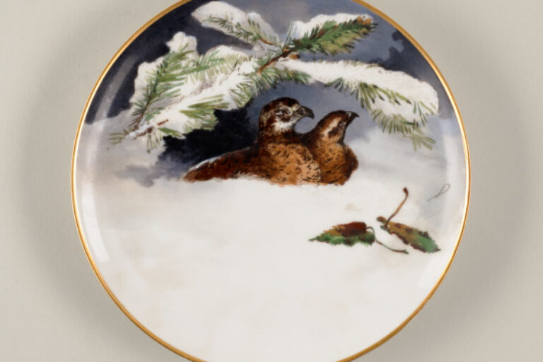 "BOB WHITE" GAME PLATE
