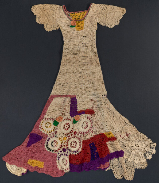 Untitled (crochet dress for Leslie King Hammond)
