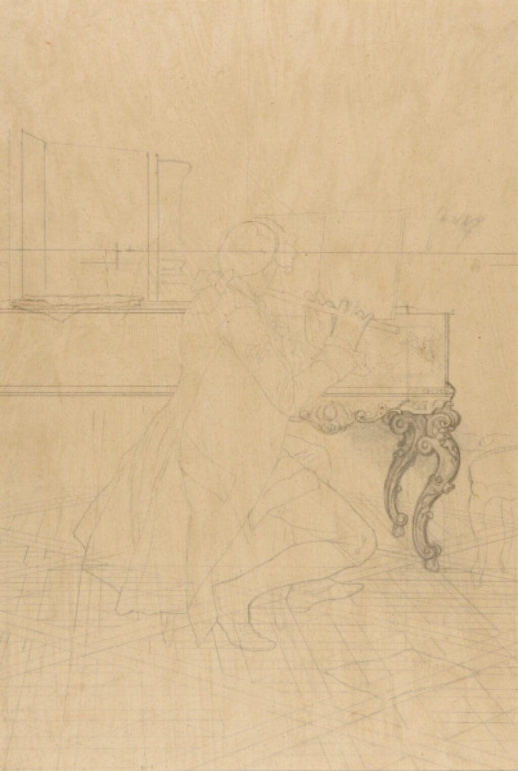 Musician Playing a Flute