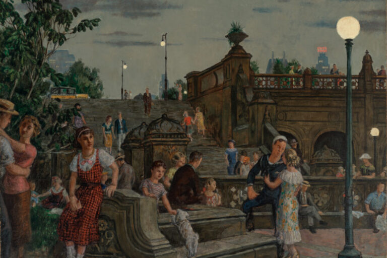 SUMMER EVENING, BETHESDA FOUNTAIN, CENTRAL PARK