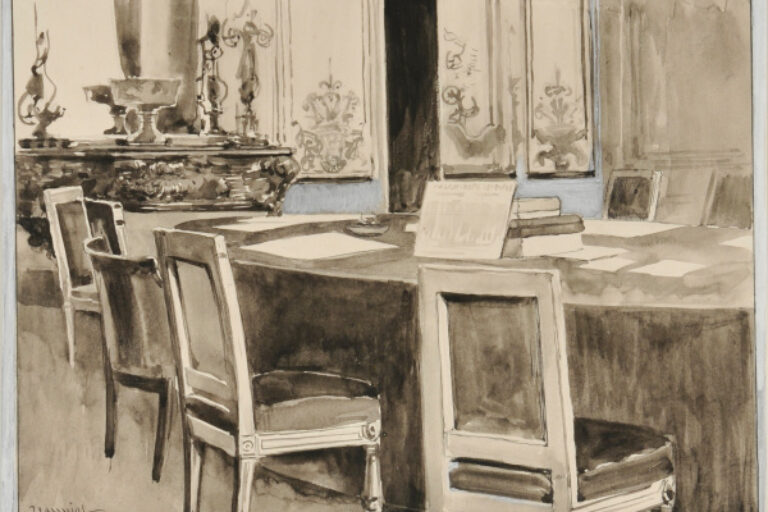 Council Minsters Room, Elysée Palace.