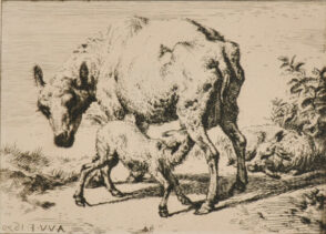 The Ewe with Two Lambs