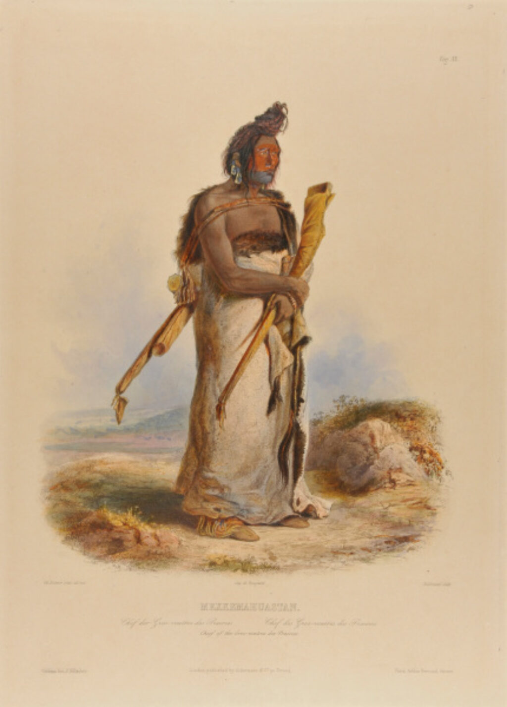 Mexkemahuastan Chief of the Gros-ventres des Prairies