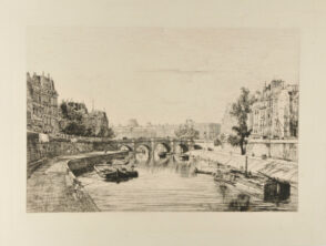 Vue Prise du Pont St. Michel