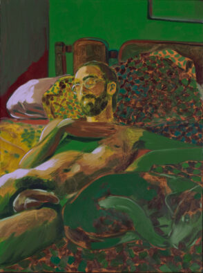 Ian asleep (Seneca watching)