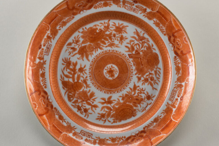 Plate Decorated with with Fitzhugh Pattern