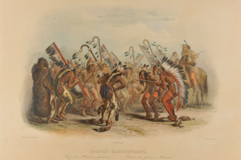 ISCHOHA-KAKOSCHOCHATA DANCE OF THE MANDAN INDIANS