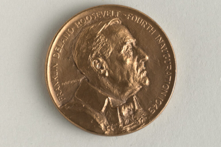 "FRANKLIN DELANO ROOSEVELT FOURTH INAUGURATION" MEDAL