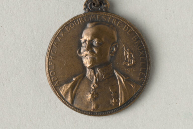 "ADOLPHE MAX, MAYOR OF BRUSSELS" MEDAL