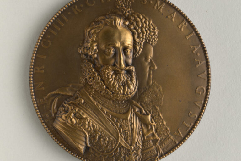 "HENRI IV AND MARIE DE' MEDICI" MEDAL
