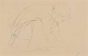 Woman Stooping Over