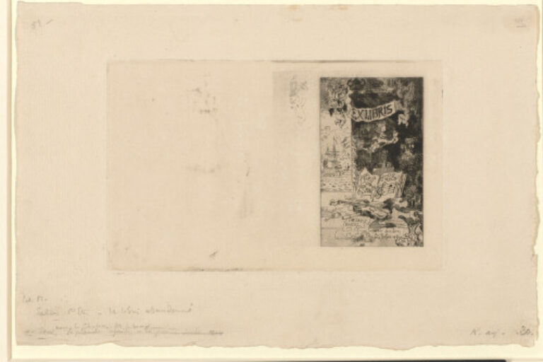 Design for Introductory Page of a Calendar, Invitation, or Letter