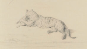 Tiger Devouring Prey