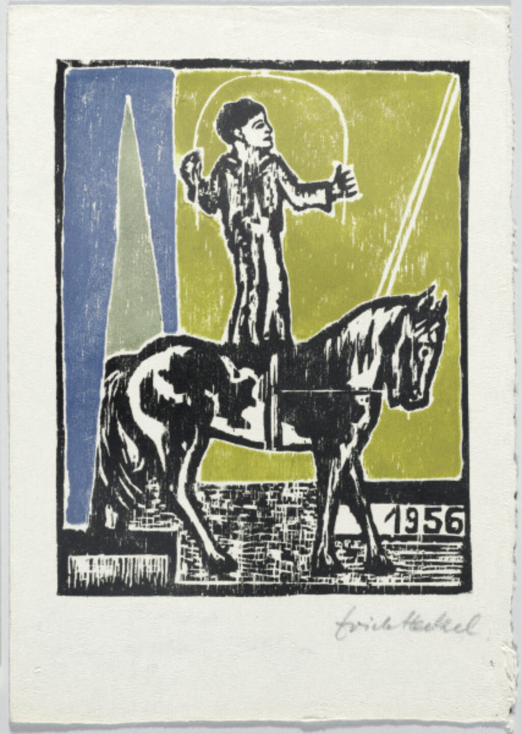 1956 New Year Sheet: Young Rider - Image 2