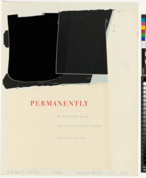 Title Page from the book “Permanently”